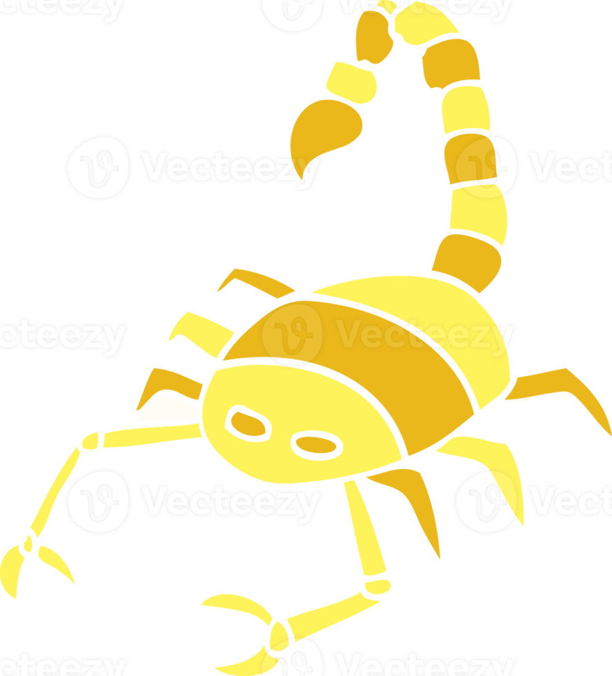 cartoon doodle of a scorpion png