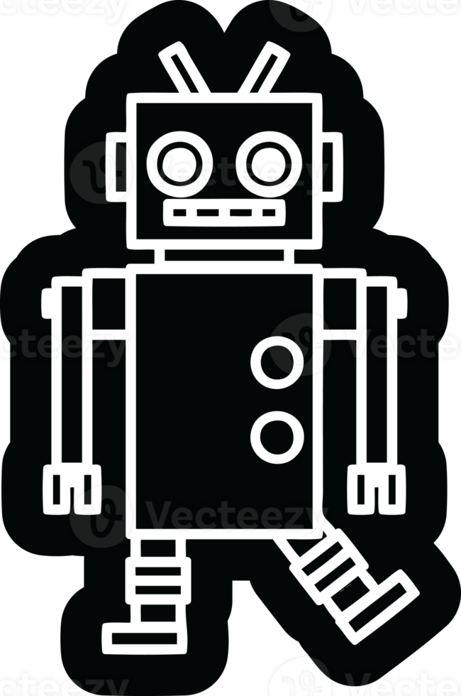 dancing robot icon symbol png