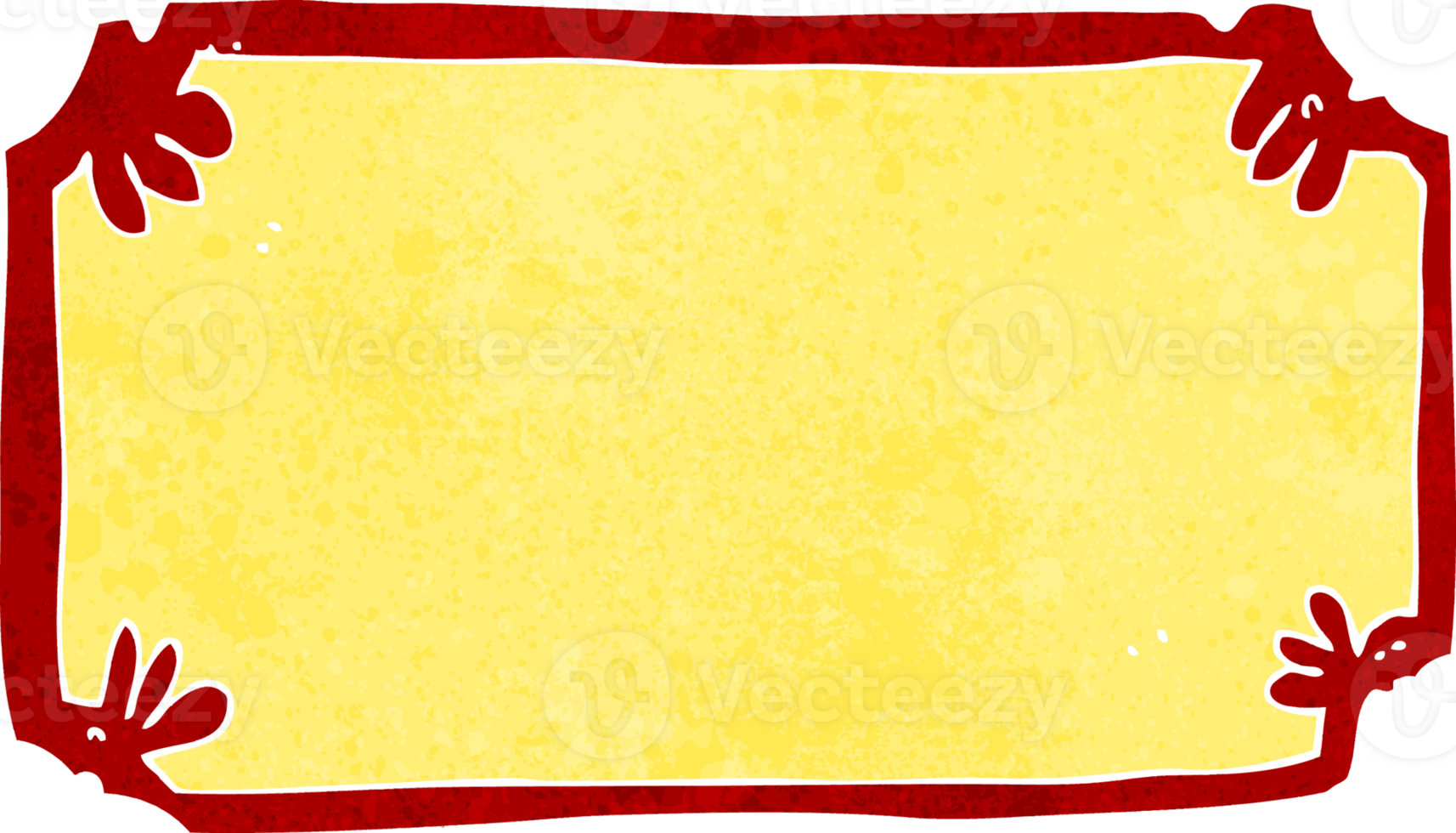 cartoon old frame banner png