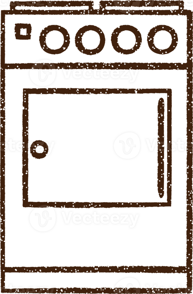 Cooker Charcoal Drawing png