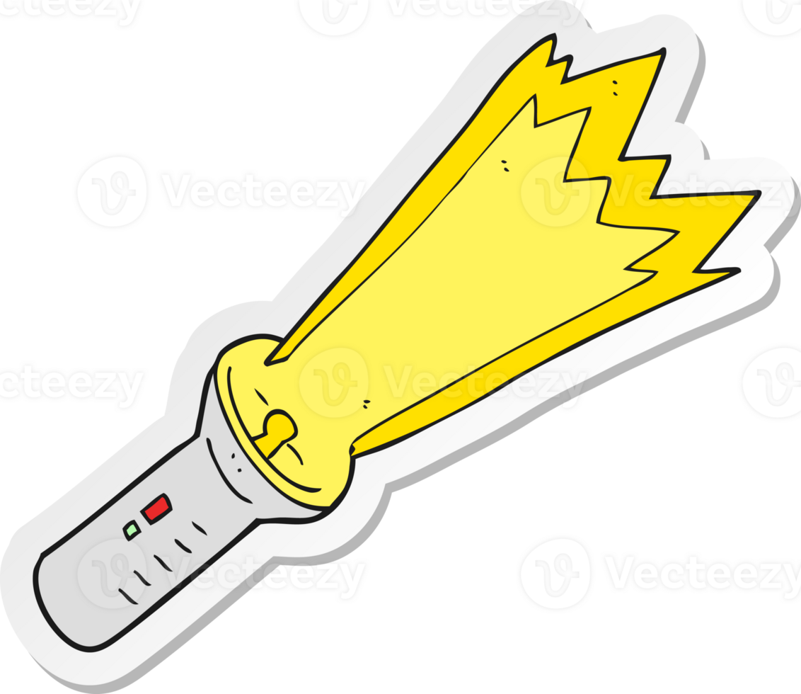sticker of a cartoon torch png