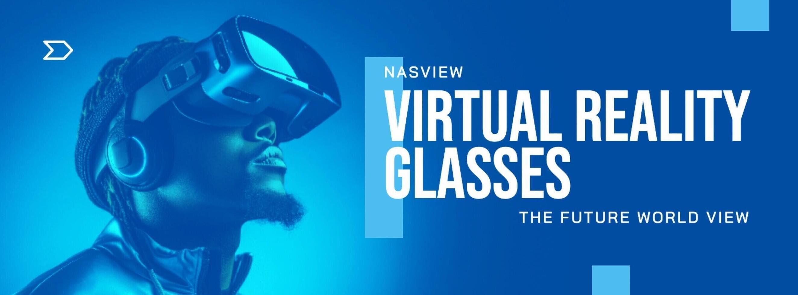 Virtual Reality Glasses Technology Facebook Cover template