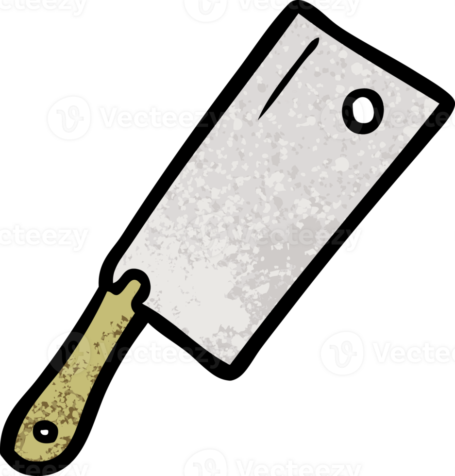 cartoon meat cleaver png