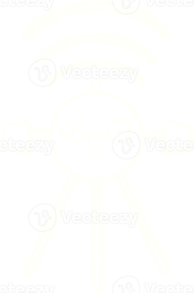 Happy Satellite Chalk Drawing png