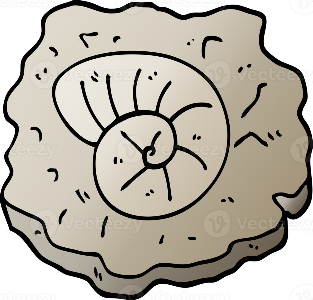 png gradient illustration cartoon ancient fossil