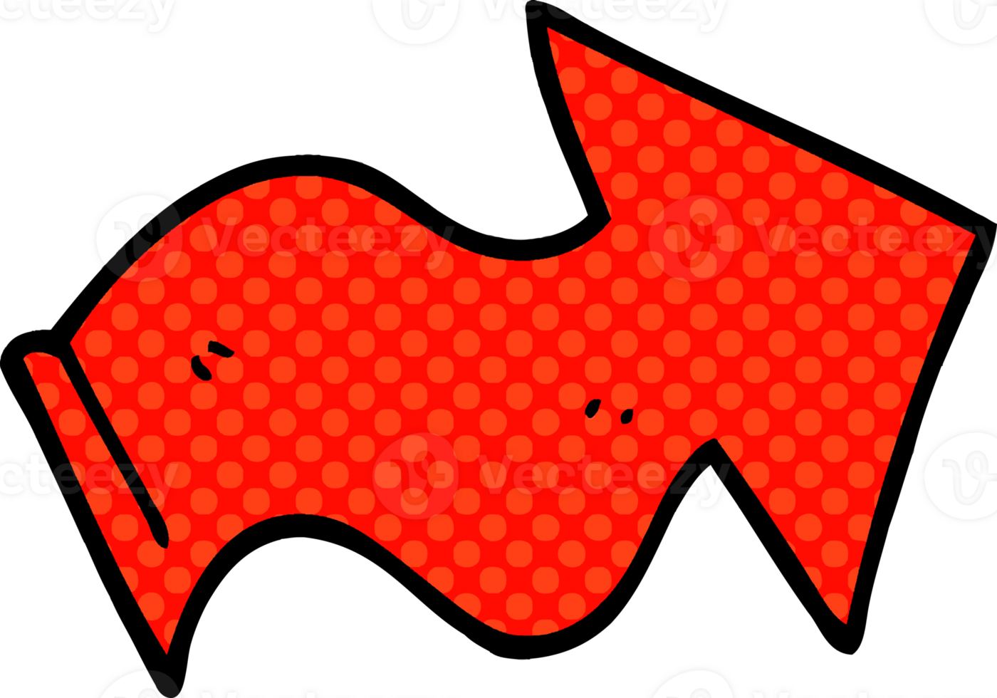 cartoon doodle pointing arrow png
