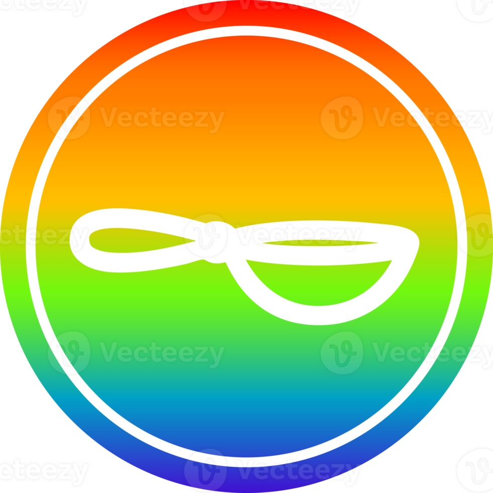 cooking wok circular in rainbow spectrum png
