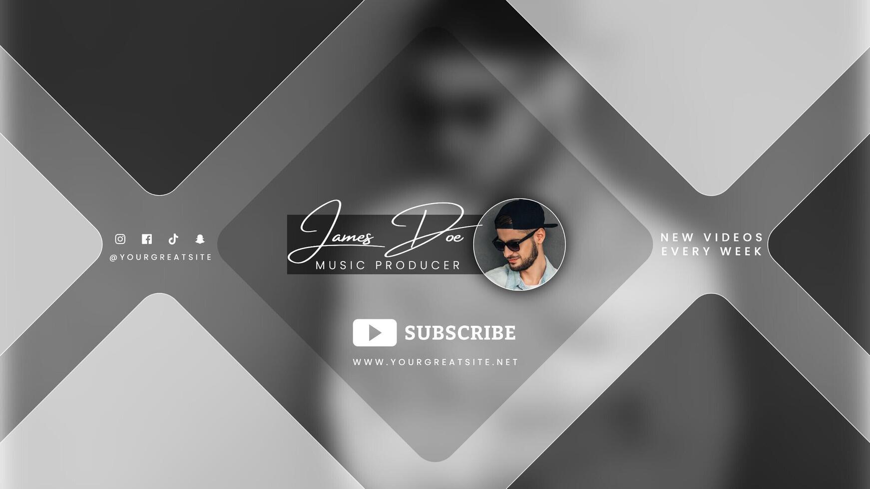 Music Producer Youtube Banner Template