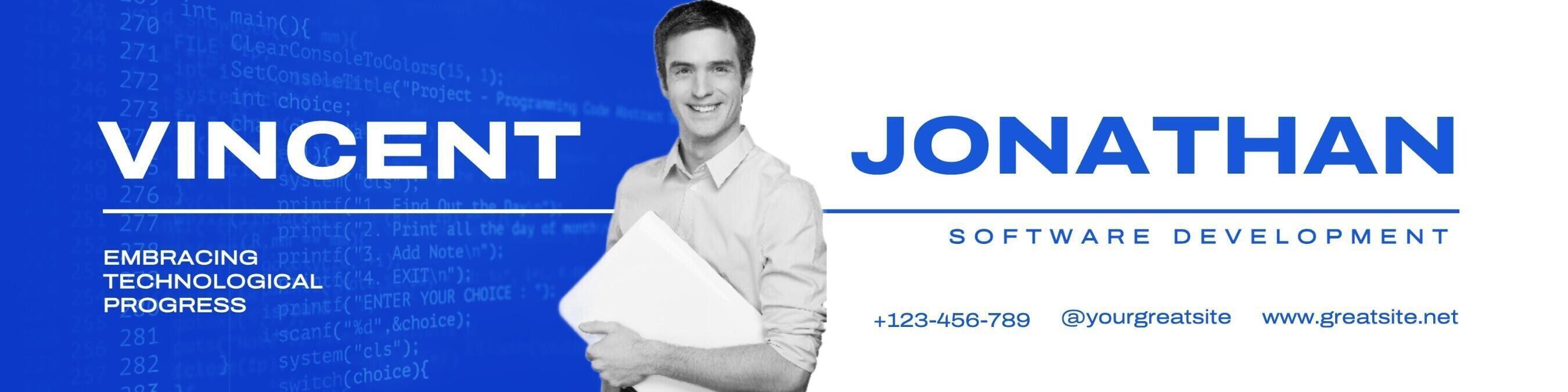 Software Development LinkedIn Banner 39924107 Template