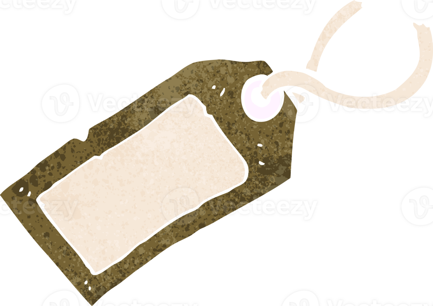 cartoon luggage tag png