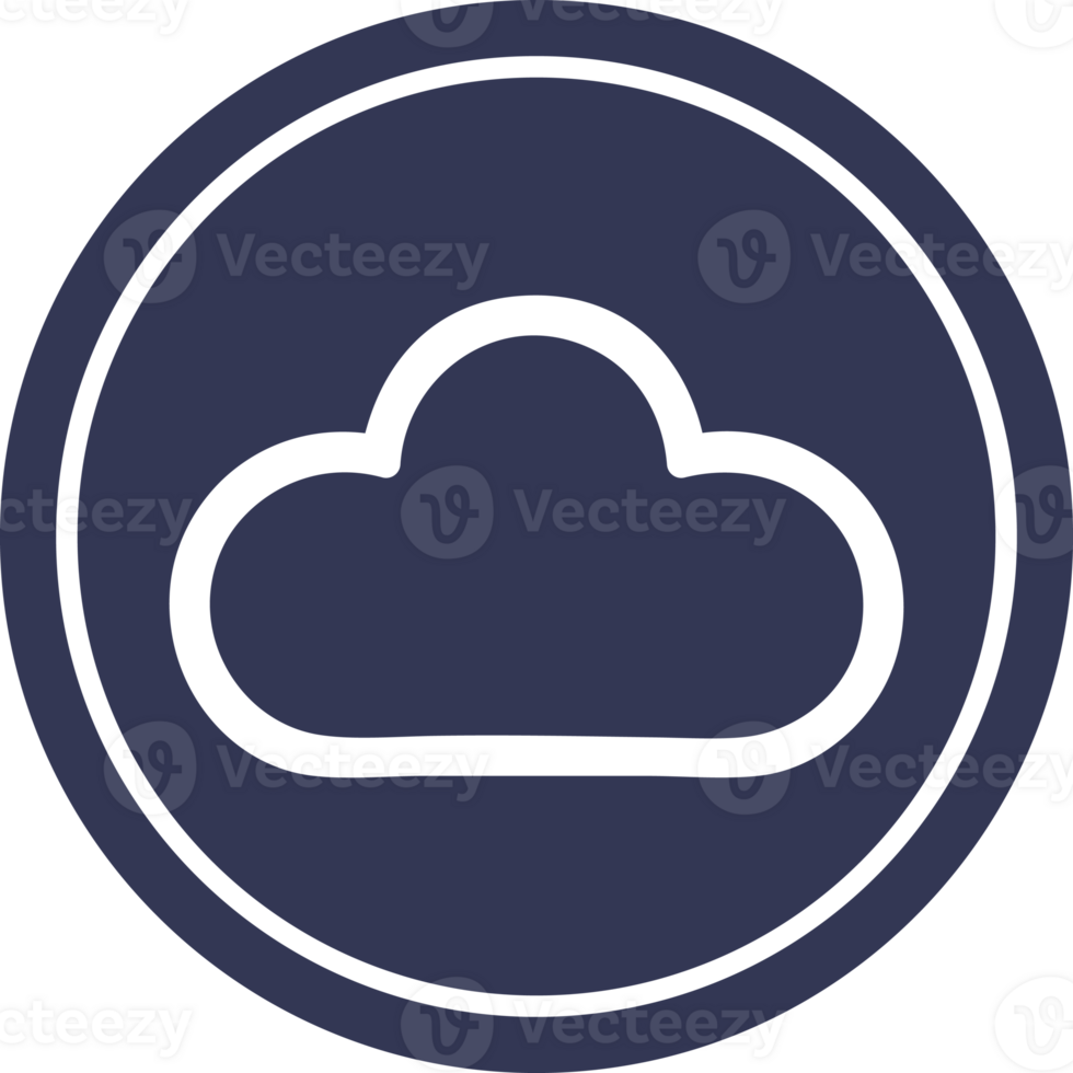 weather cloud circular icon symbol png
