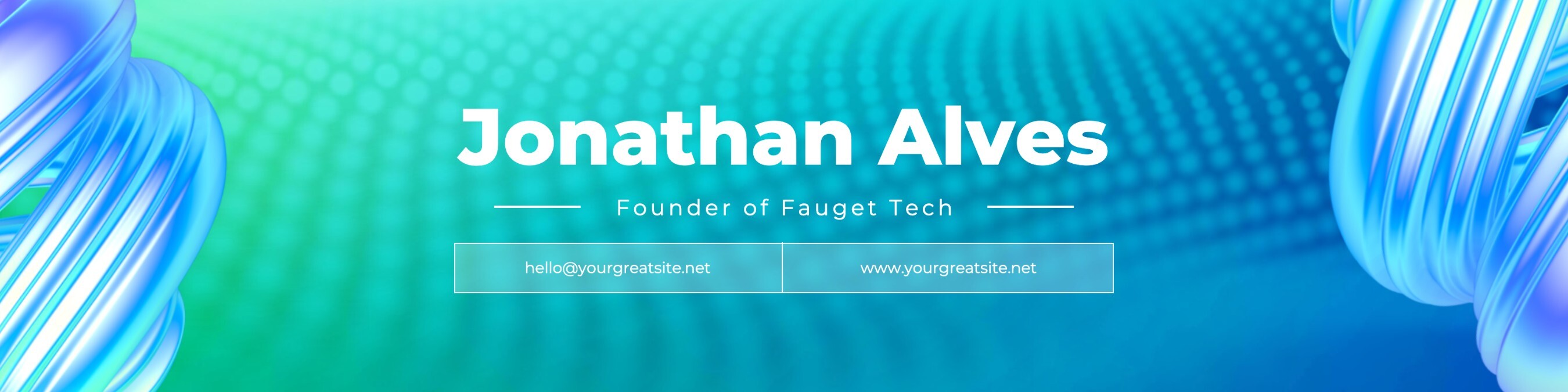 green blue gradient founder tech linkedin banner 39925626 Template