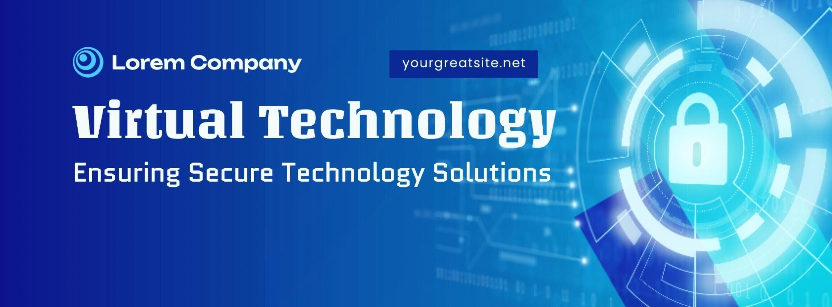 Technology Business Facebook Cover template