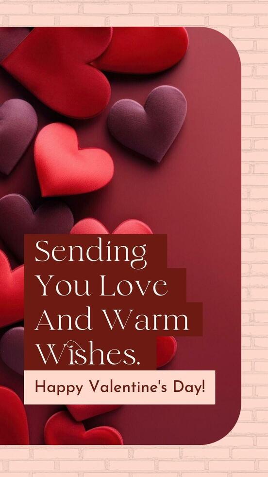 Valentine's Day Instagram story template