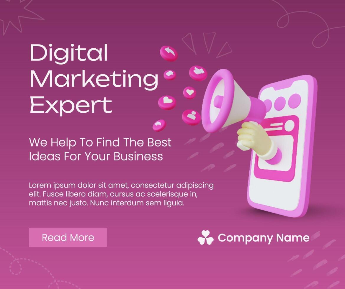 Marketing Business Facebook post template