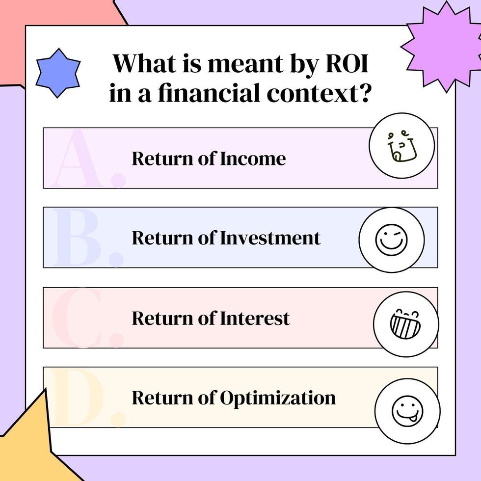 Finance Quiz LinkedIn Post template