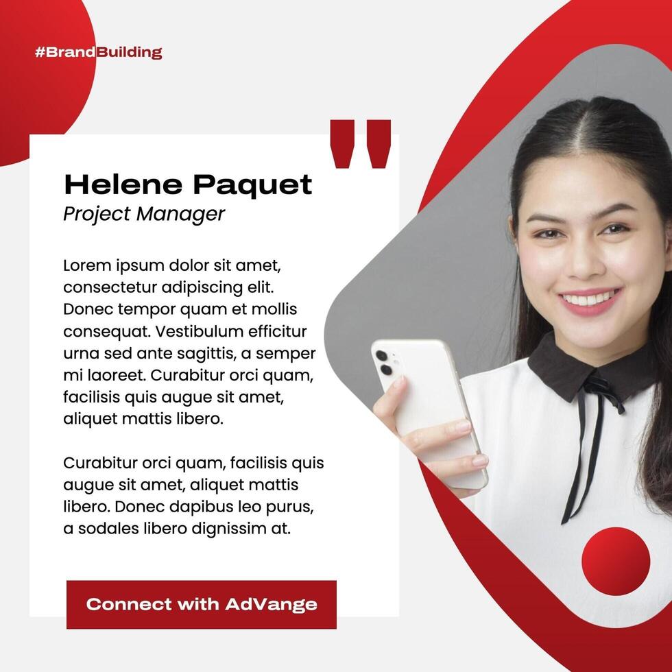 Business Review LinkedIn Post template