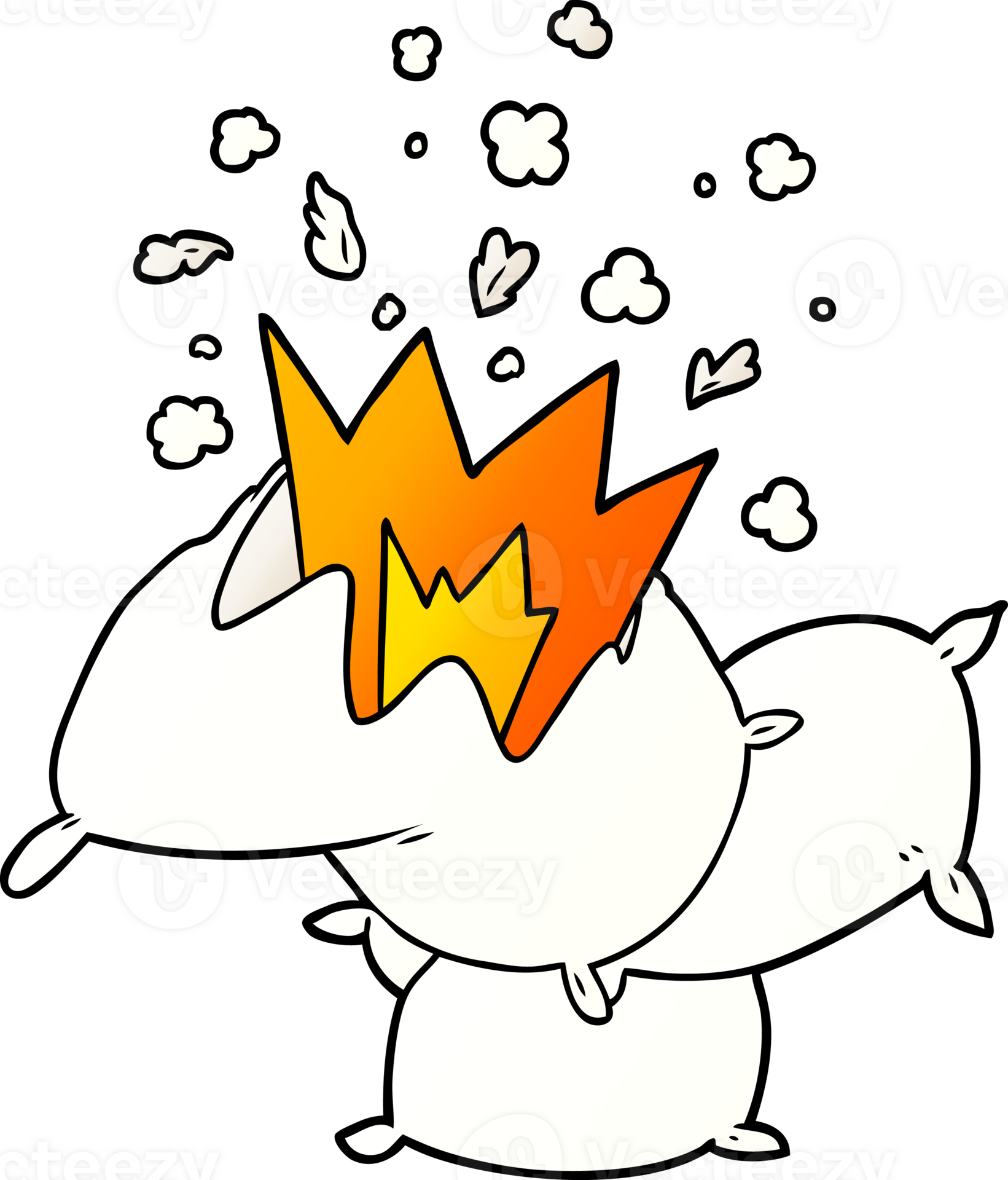 cartoon pillow fight 39927713 PNG