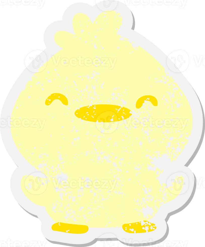 little chick grunge sticker png