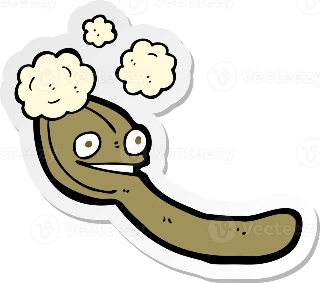 sticker of a cartoon spoon png
