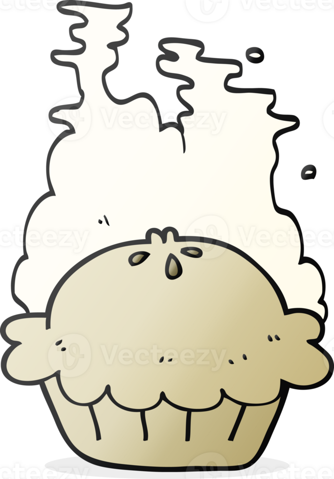 hand drawn cartoon pie png