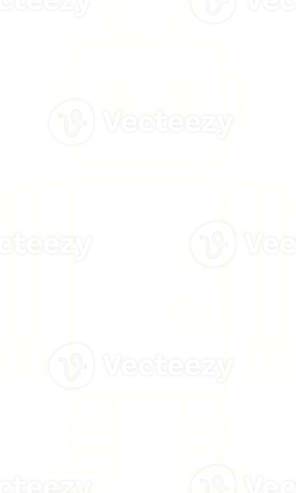 Robot Chalk Drawing png