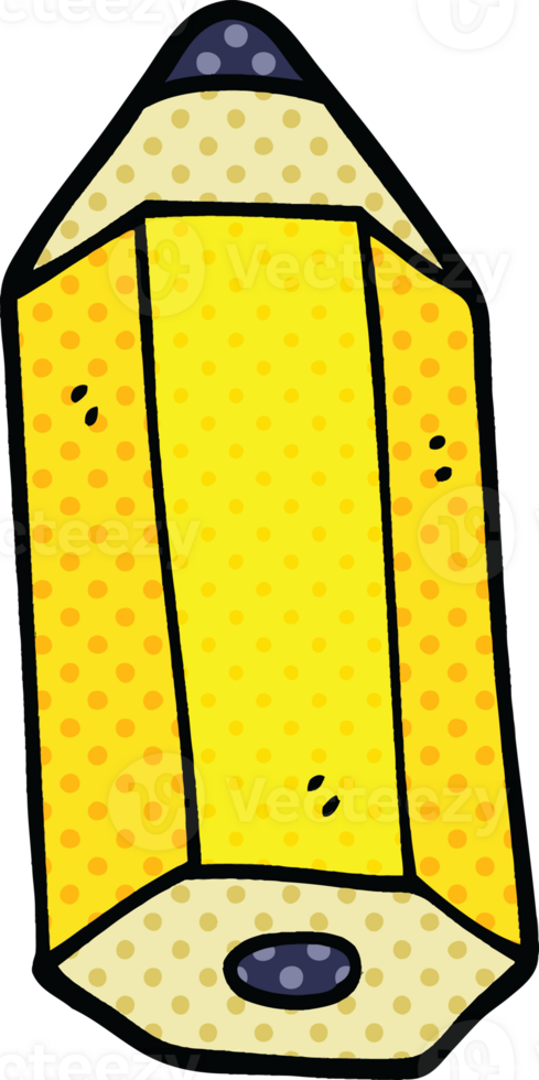 comic book style cartoon pencil png