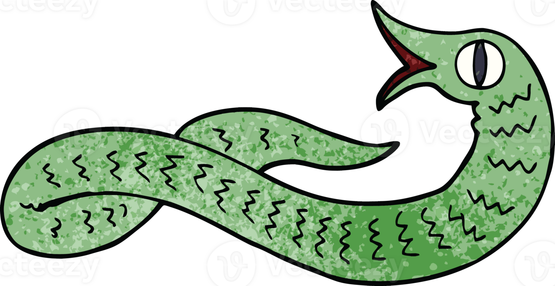 cartoon doodle medieval snake png