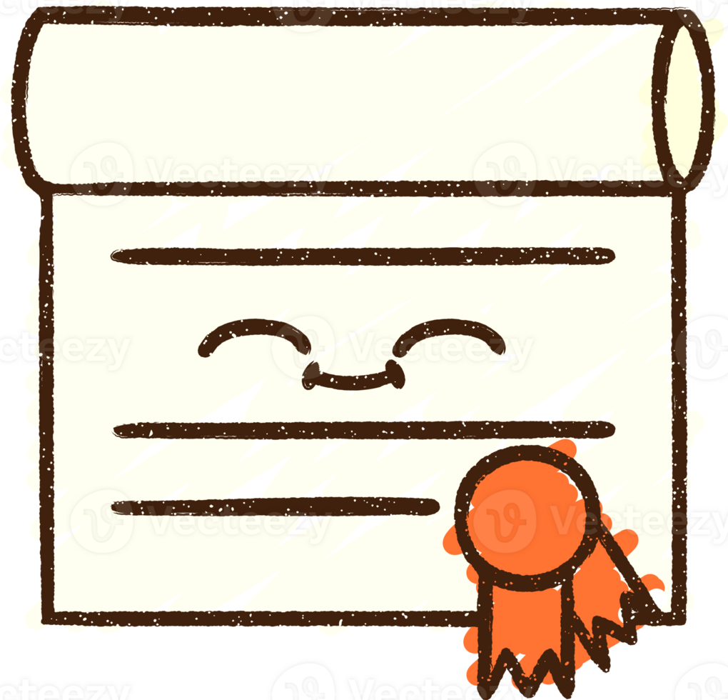 Certificate Chalk Drawing png