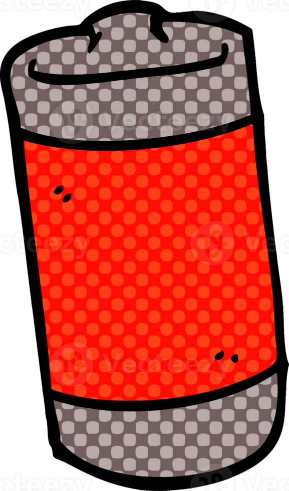 cartoon doodle battery png