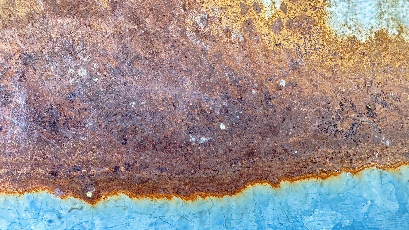 Close up view of rusty metal texture background photo