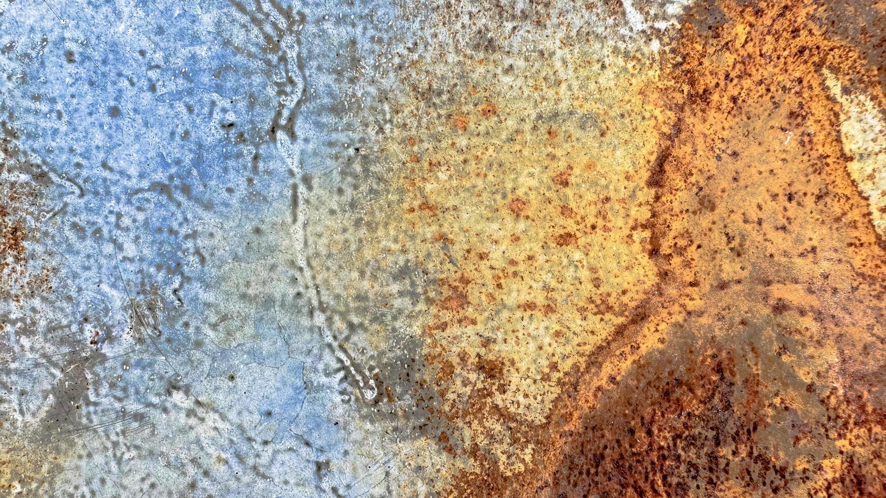 Close up view of rusty metal texture background photo