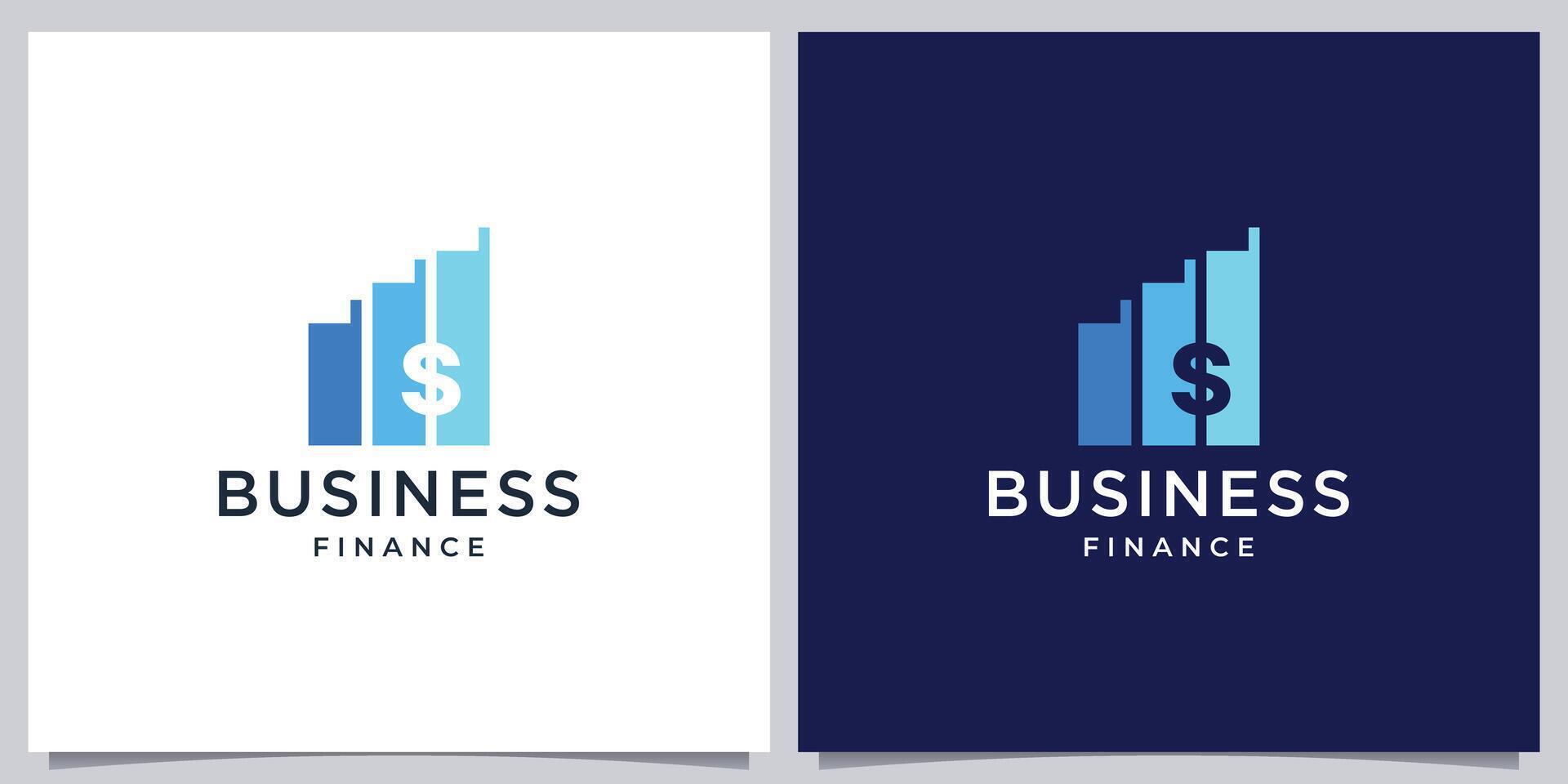 Business Finance and Accounting Logo Design Vector inspiration. Premium concept for business