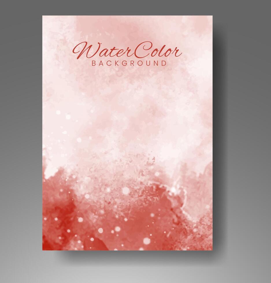 Cards with watercolor background. Design for your cover, date, postcard, banner, logo. vector