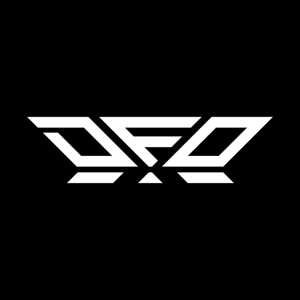 DFO letter logo vector design, DFO simple and modern logo. DFO luxurious alphabet design