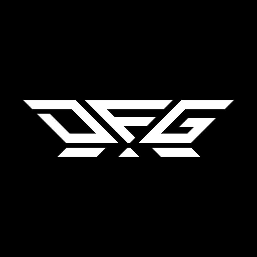 dfg letra logo vector diseño, dfg sencillo y moderno logo. dfg lujoso alfabeto diseño