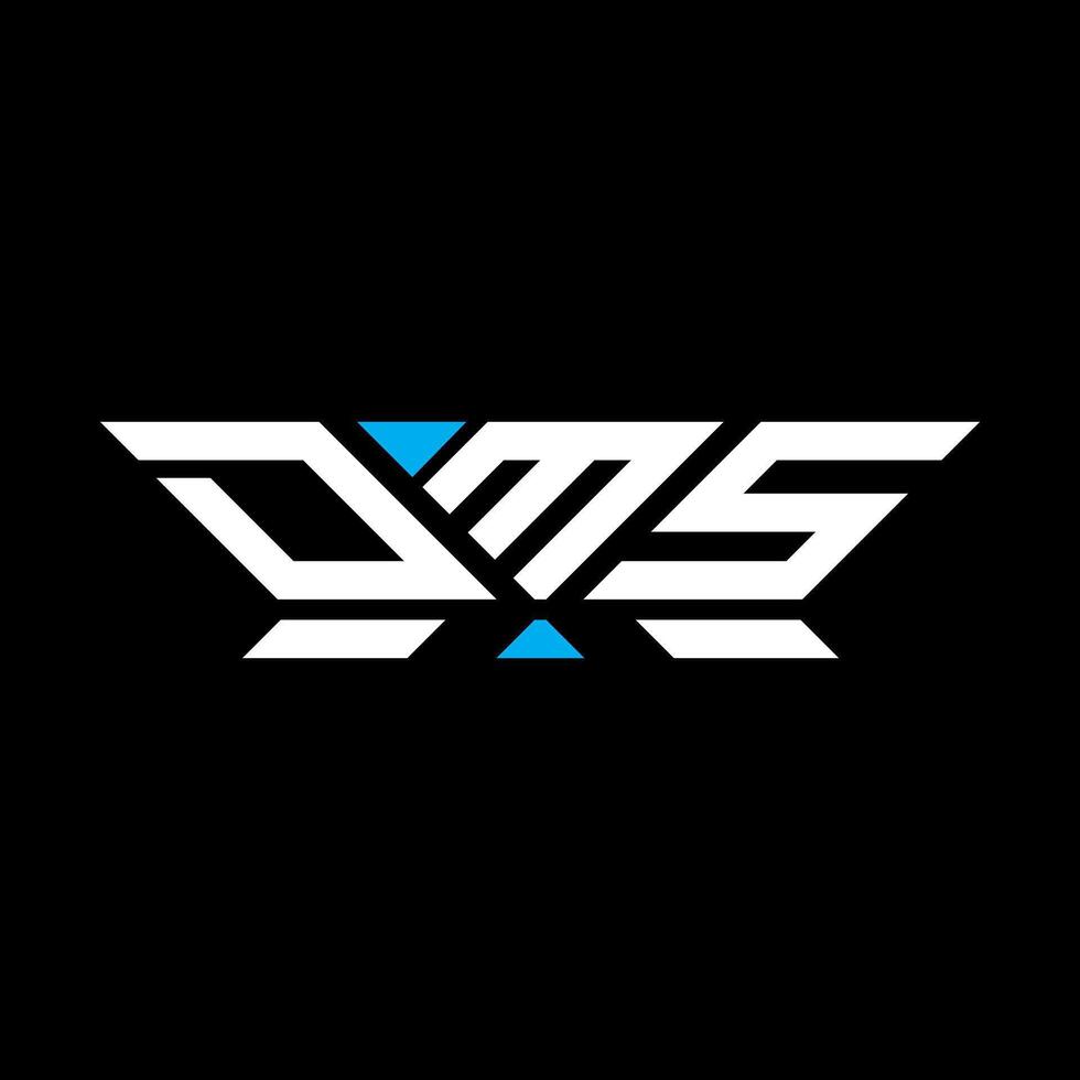 dms letra logo vector diseño, dms sencillo y moderno logo. dms lujoso alfabeto diseño