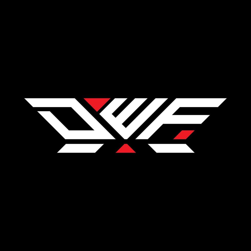 DWF letter logo vector design, DWF simple and modern logo. DWF luxurious alphabet design