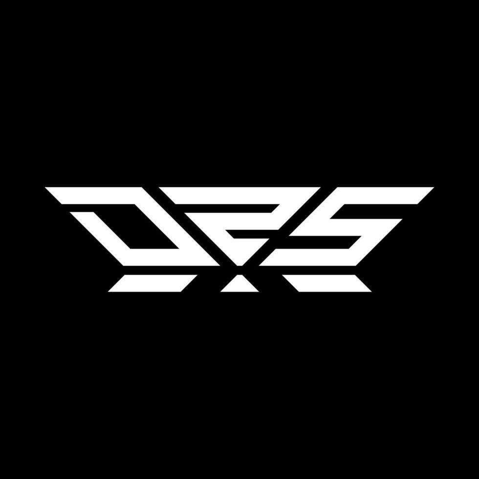 DZS letter logo vector design, DZS simple and modern logo. DZS luxurious alphabet design