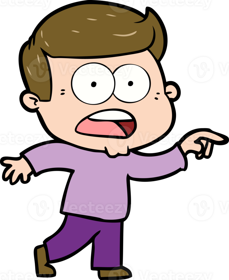 cartoon shocked man png