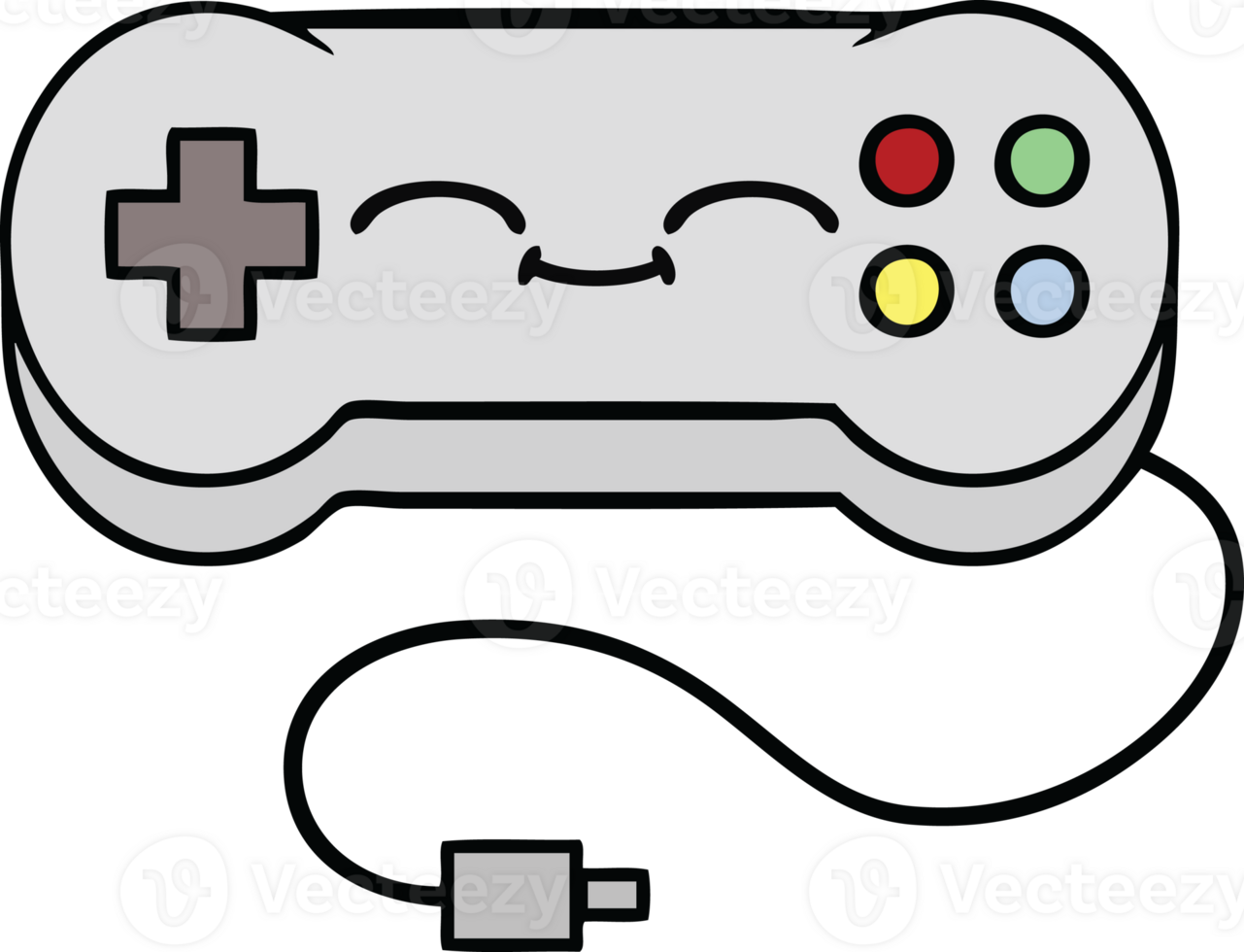 cute cartoon of a game controller png