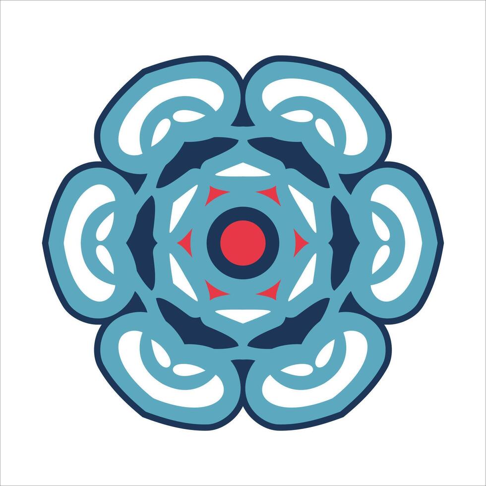 background with mandala frame Free Vector
