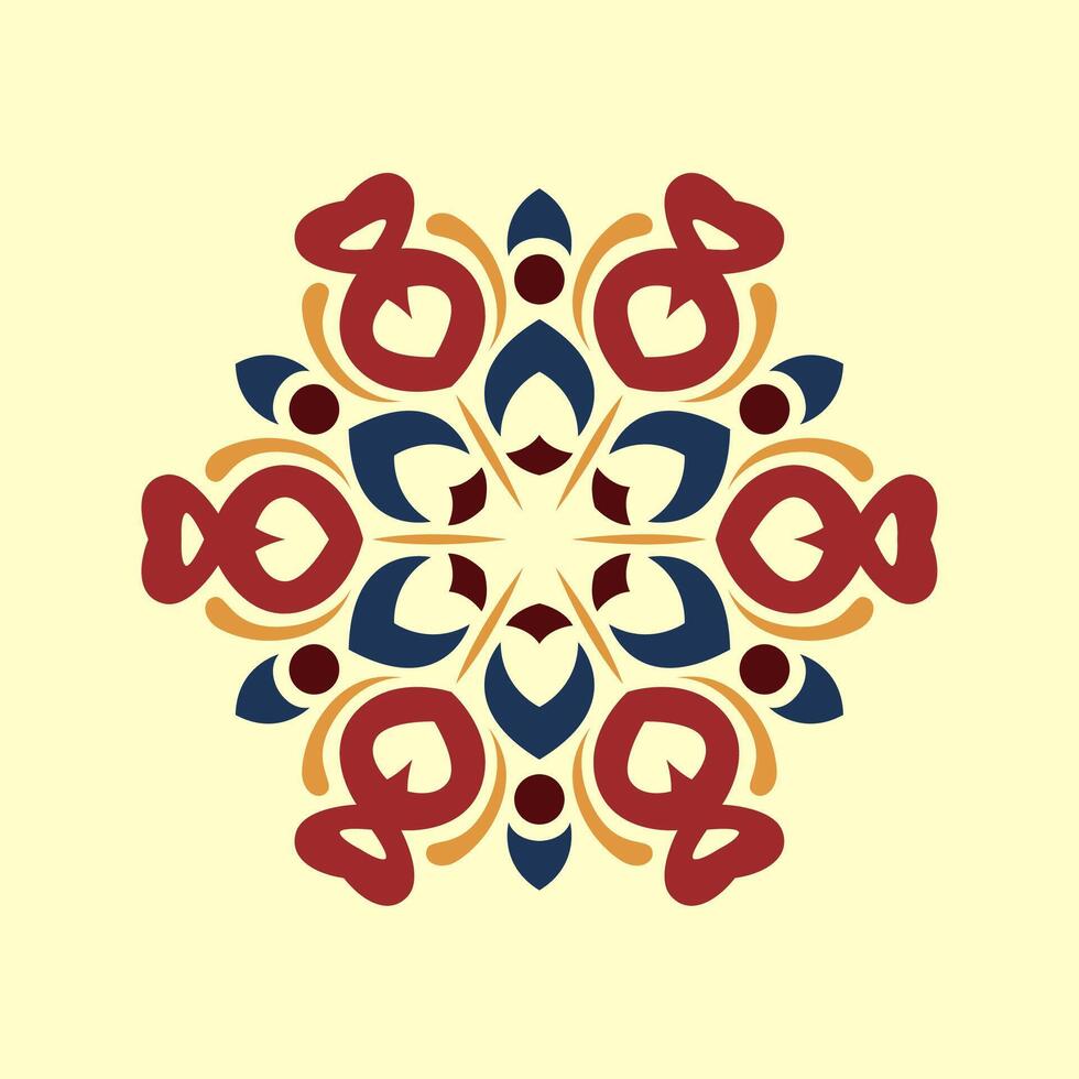 background with mandala frame Free Vector