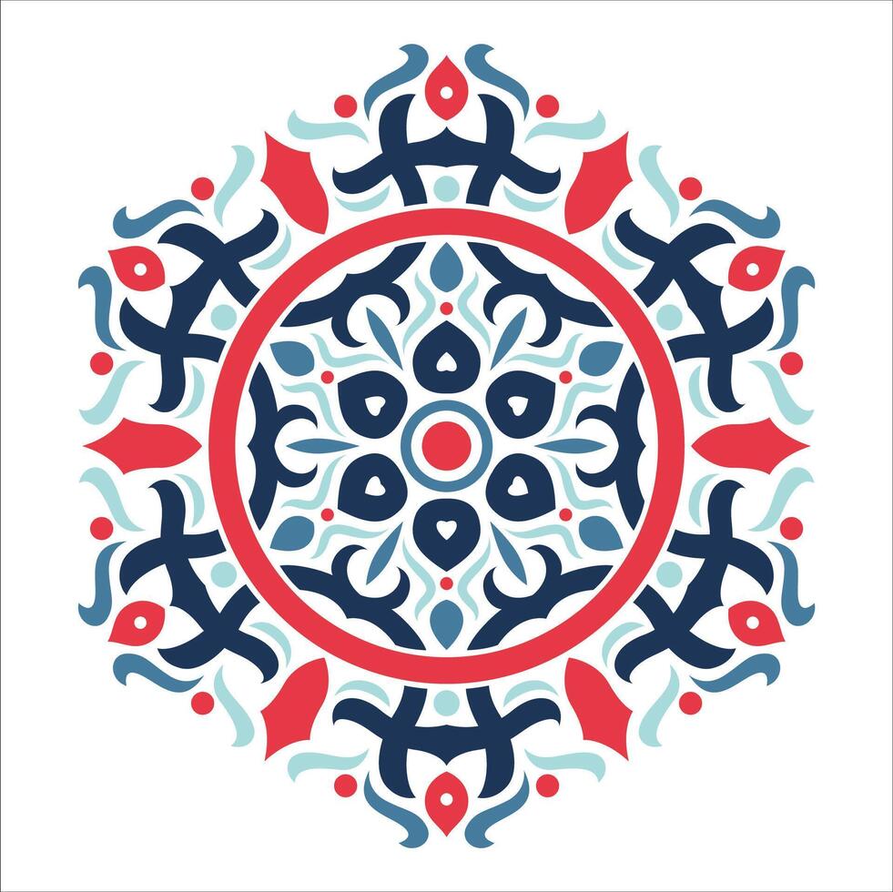 background with mandala frame Free Vector