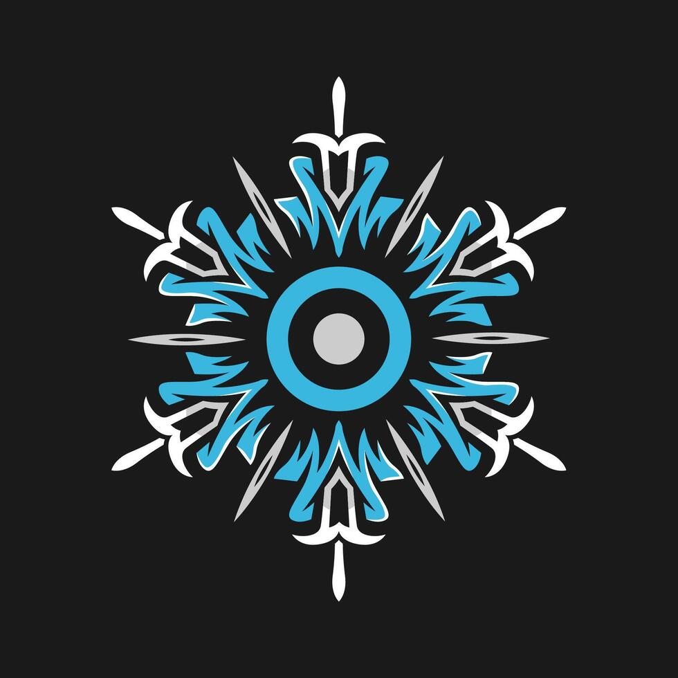 Mandala pattern art background free vector