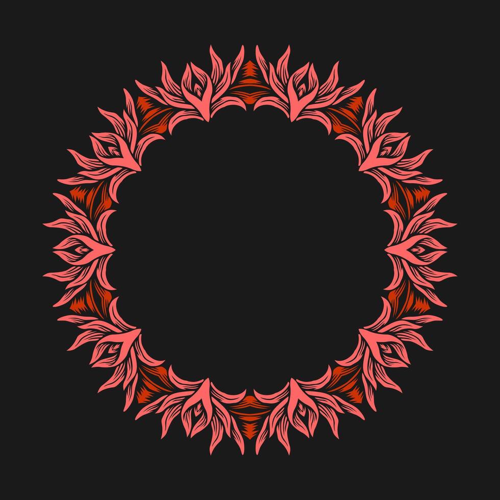 mandala modelo Arte antecedentes gratis vector