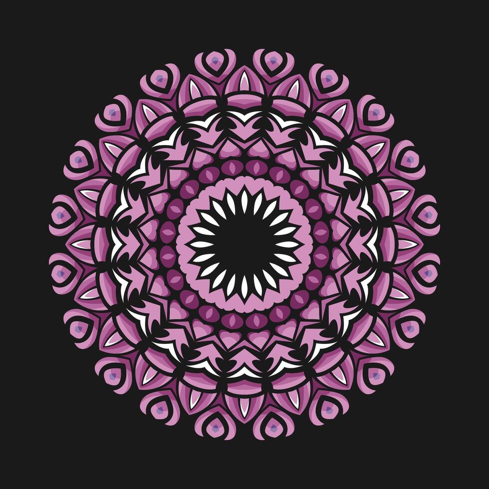 mandala modelo Arte antecedentes gratis vector