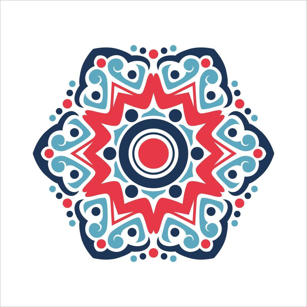 background with mandala frame Free Vector