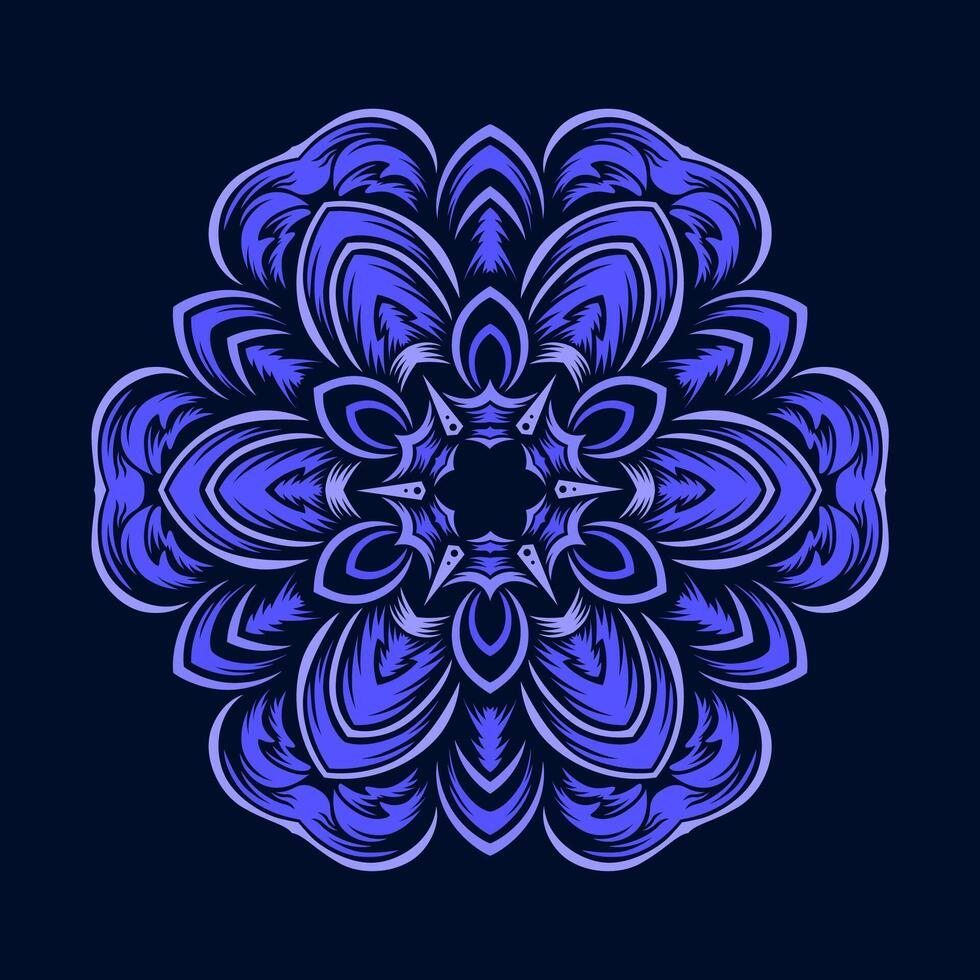 mandala modelo Arte antecedentes gratis vector