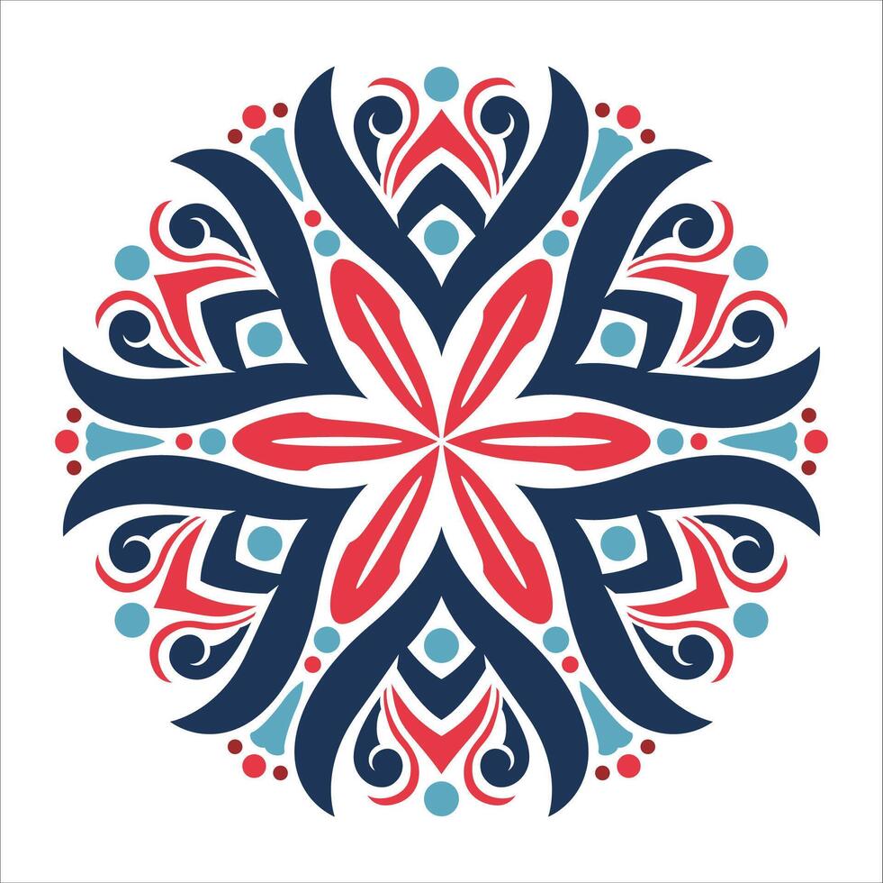 background with mandala frame Free Vector